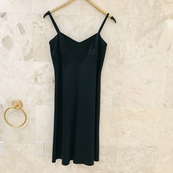 BANANA REPUBLIC {8} LBD Little Black Dress Spaghetti Straps - Picture 3 of 7